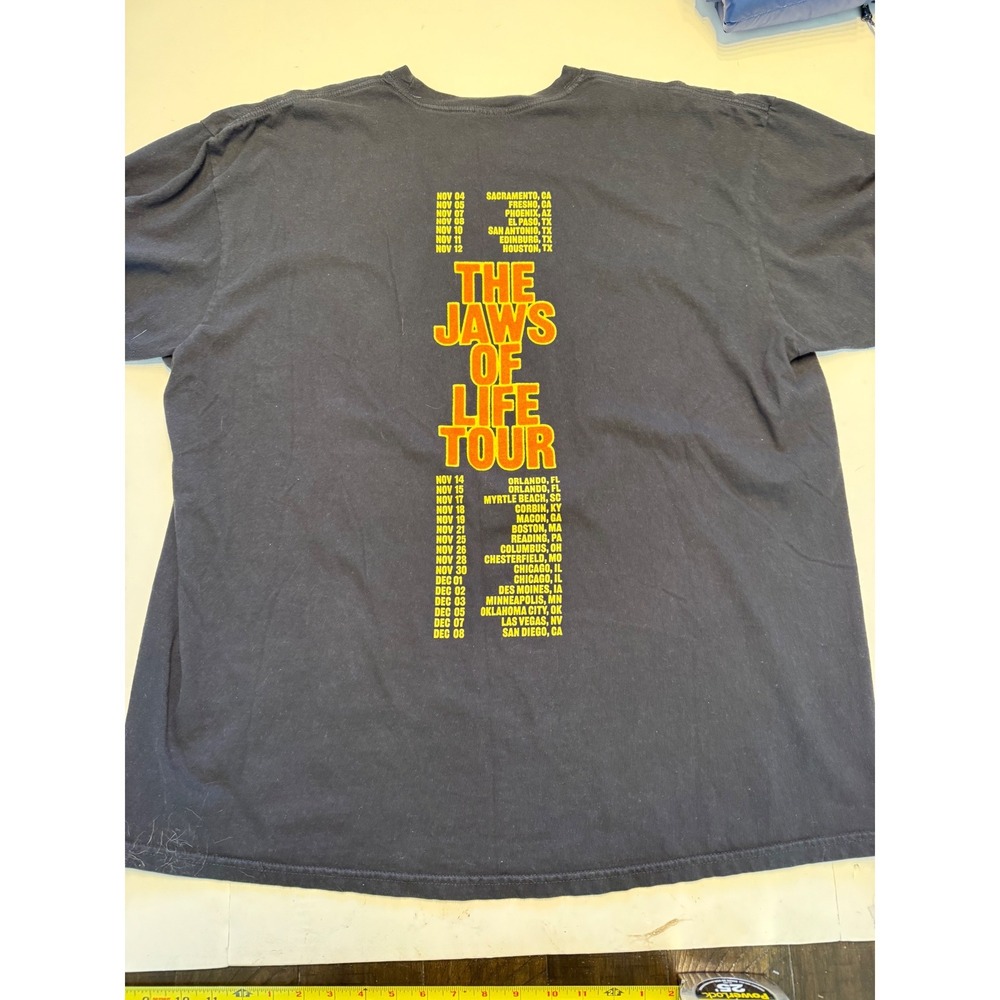 Pierce The Veil The Jaws of Life Tour Shirt Mens 2XL Comfort Colors Black Tee - Picture 6 of 7